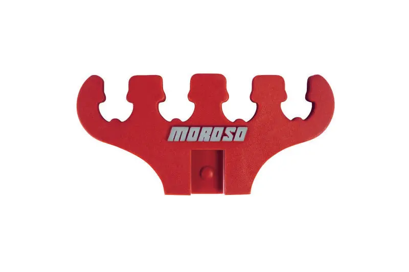 Moroso Wire Loom - 7-9Mm - 4 Hole - Red - 2 Per Card 1