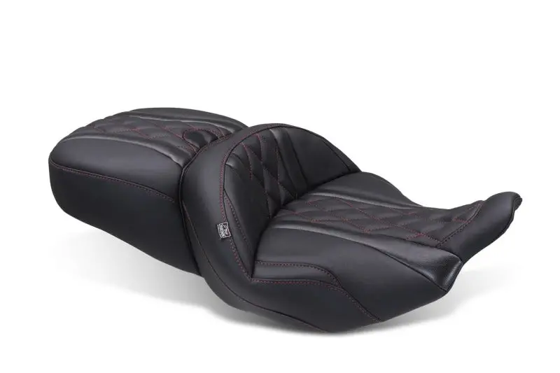 Mustang 23-25 Harley Cvo Road Glide (St) Super Touring Deluxe Diamond One-Piece, 2 Up Black 1
