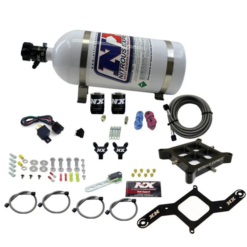 Nitrous Express Pro-Power Billet Crossbar Kit – 4150-Style, 100–500 Hp Capacity With 10-Lb Bottle 1