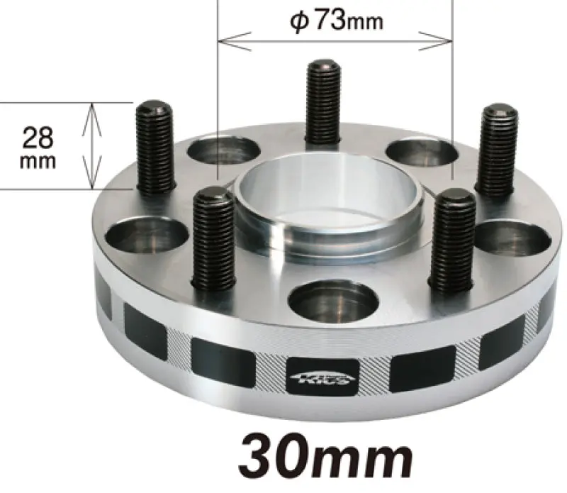 Project Kics 30Mm Thick 12X1.25 5-139.7 4Wd Wide Tread Spacers 1