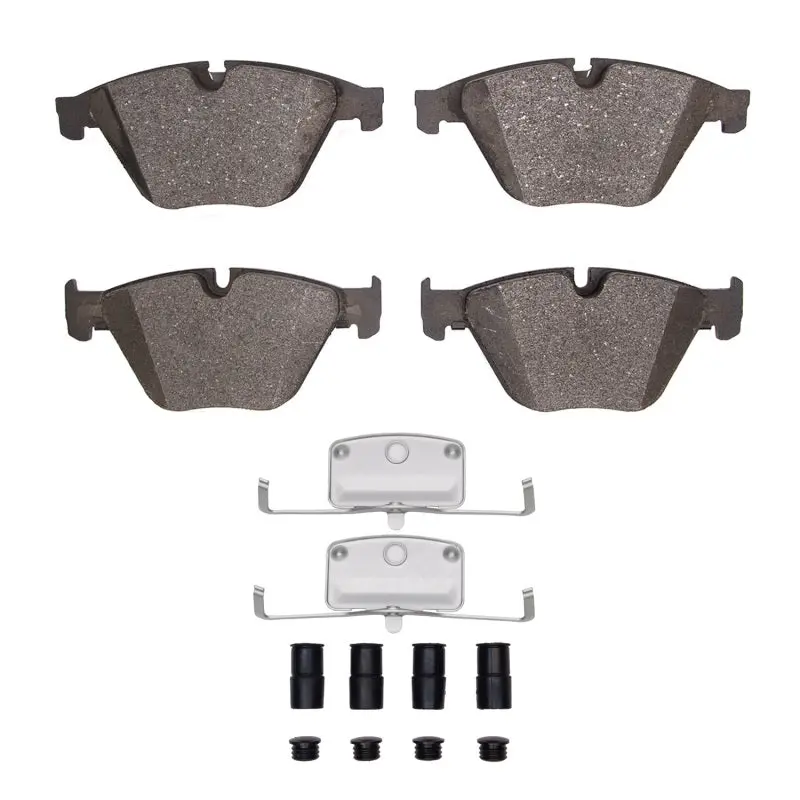 R1 11-18 Bmw 640I Xdrive Convertible Front Optimum Oe Pads & Hardware Kit 1