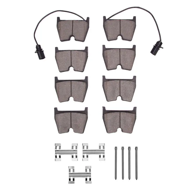 R1 Front Semi-Metallic Brake Pads & Hardware Kit For 2003–2016 Audi Rs4 1