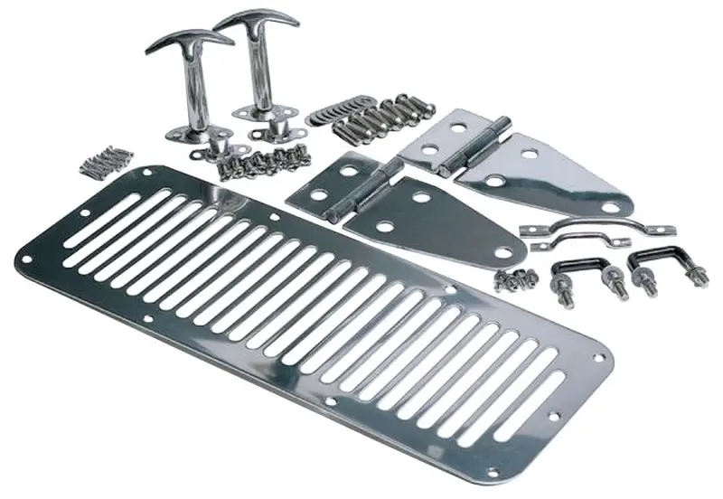 Rampage Stainless Steel Hood Set – Custom-Fit For 1978–1983 Jeep Cj5 1