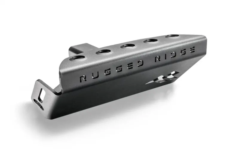 Rugged Ridge Hitch Skid Plate For 2007–2023 Jeep Wrangler & 2020–2023 Gladiator – 2″ Receiver, Textured Black 1