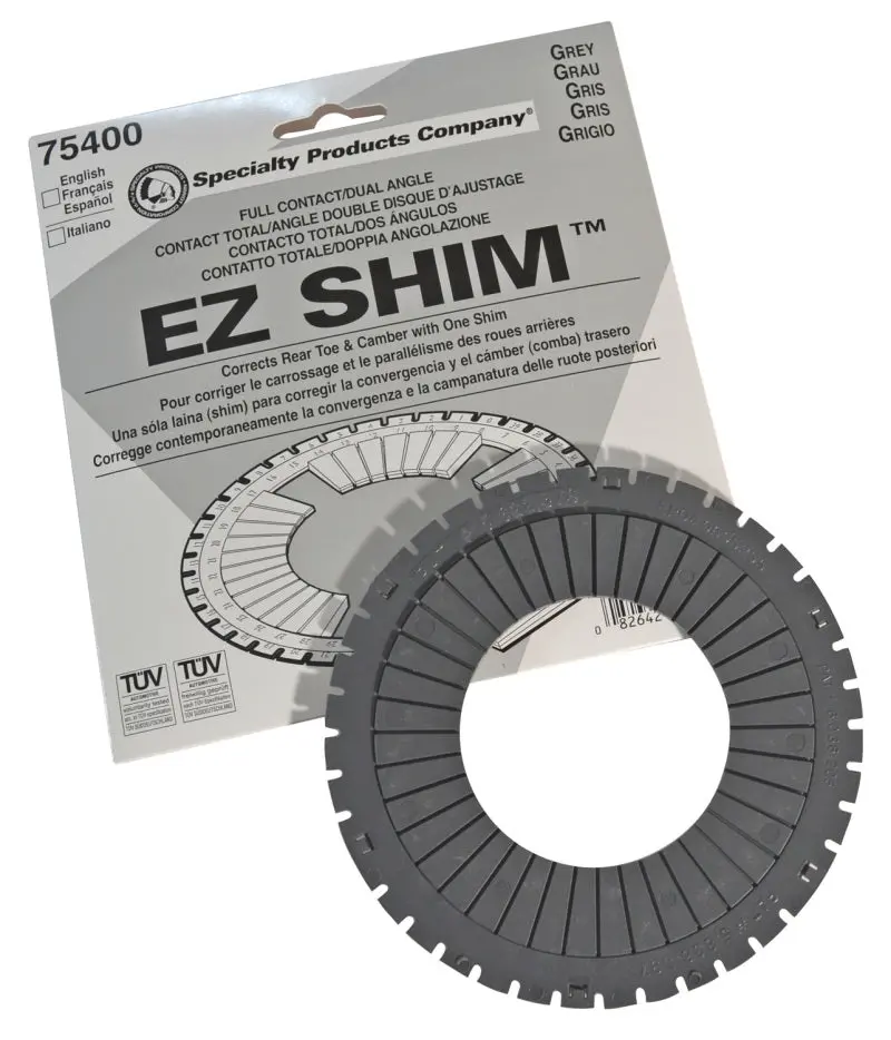 Spc Performance Ez Shim Kit – Dual-Angle Camber And Toe Adjustment (Grey) 1