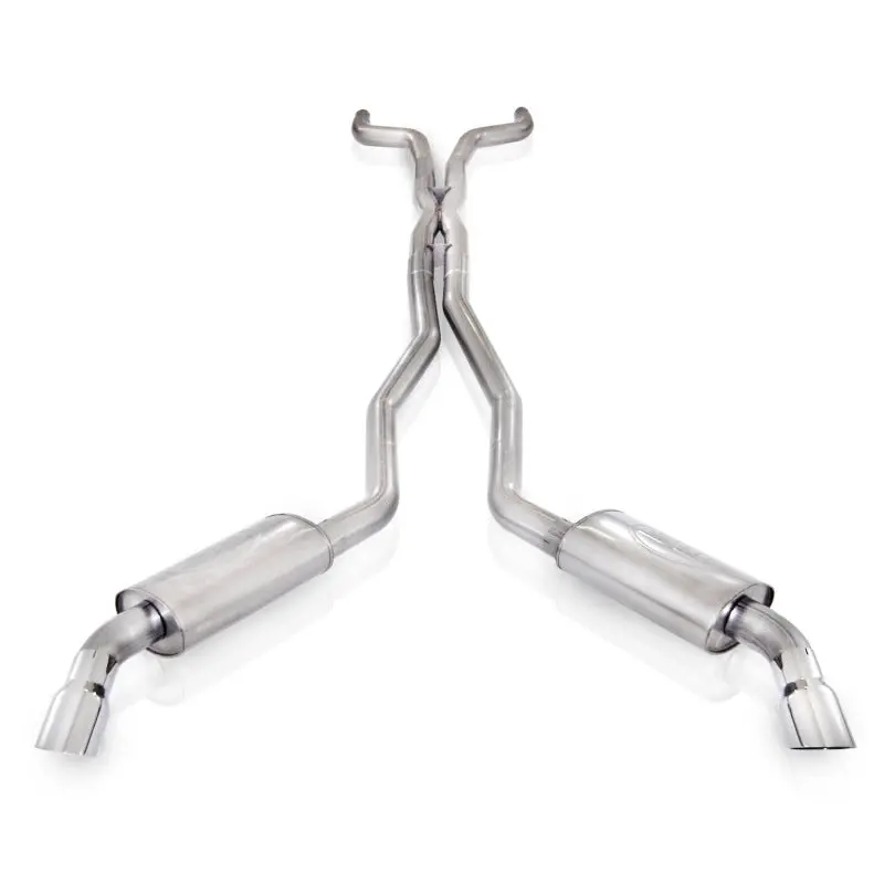 Stainless Works 3-Inch X-Pipe Exhaust System With S-Tube Turbo Mufflers And Polished Tips – Fits 2010–2015 Camaro 6.2L 1