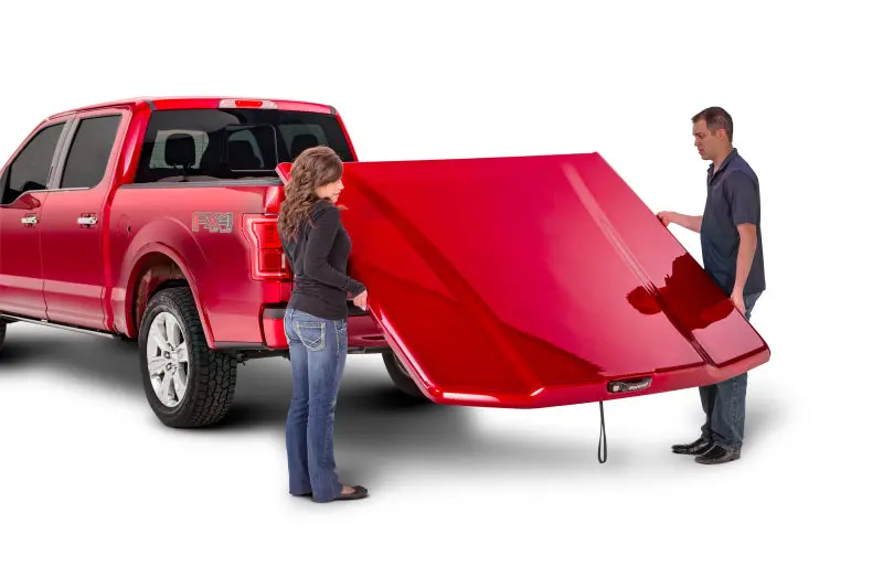 Undercover Elite Lx Hard Tonneau Cover — Retractable Bed Cover For 2018 Chevrolet Silverado 1500 (6.5' Bed), Havana Finish 1