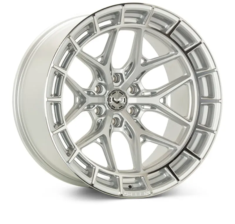 Vossen Hfx-1 22X10 / 8X180 / Et-18 / Super Deep / 124.3 Cb - Silver Polished Wheel 1