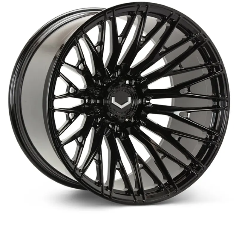 Vossen Vfx-04 Gloss Black 22X9.5 Inch Wheel For 6X139.7 Bolt Pattern, Et30 Offset, 78.1Mm Hub Bore, Deep Dish Design 1