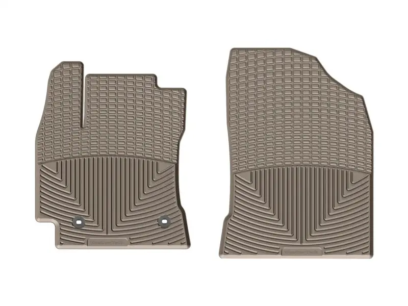 Weathertech 14+ Toyota Corolla Front Rubber Mats - Tan 1
