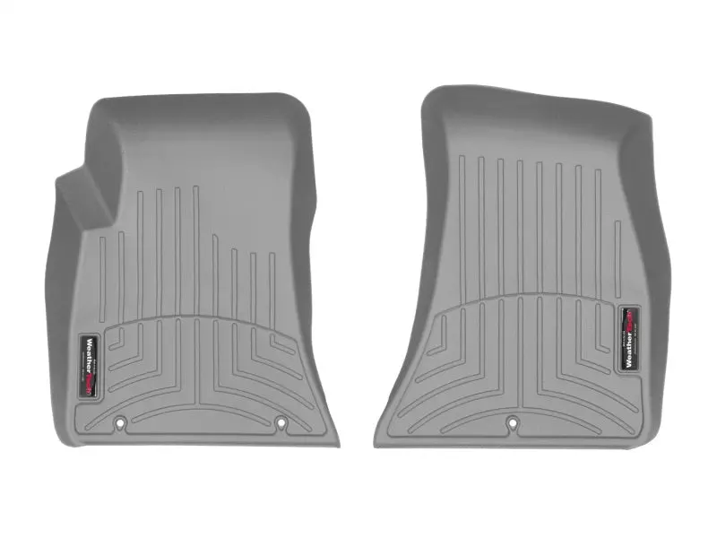 Weathertech Front Floor Liners For 2015–2023 Dodge Challenger – Gray (Excludes Gt Trim) 1