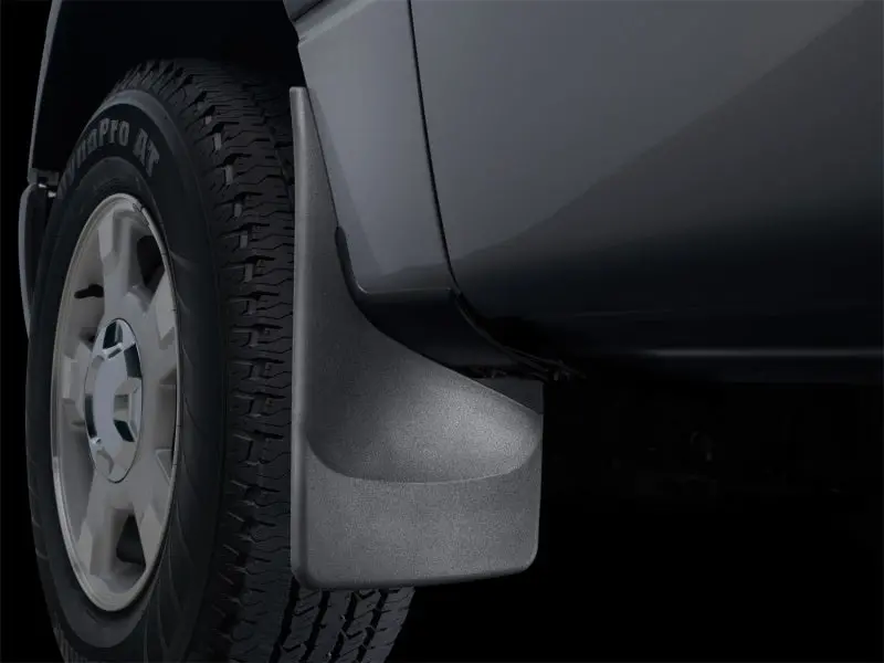Weathertech No-Drill Mudflaps For 2011+ Ford Super Duty F-250 Through F-550 – Black 1