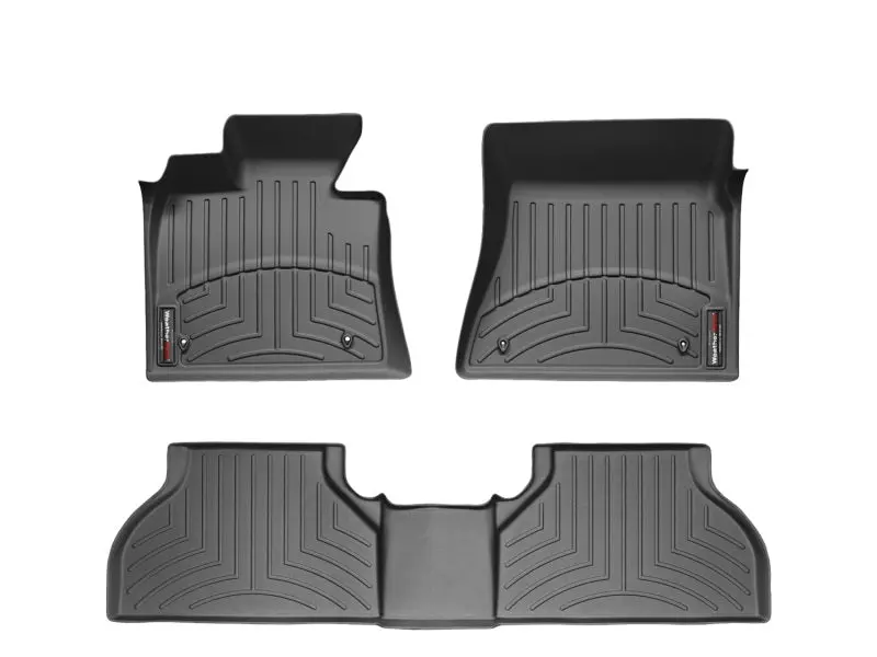 Weathertech Wt Front Floorliner – Durable Black Interior Mat For Vehicle-Specific Fit 1