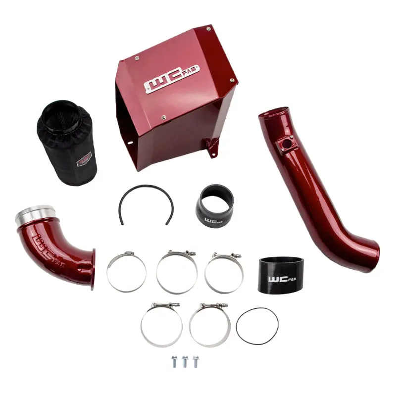 Wehrli Stage 2 Cold Air Intake For 2001–2004 Duramax Lb7 – 4-Inch System With Illusion Purple Air Box 1