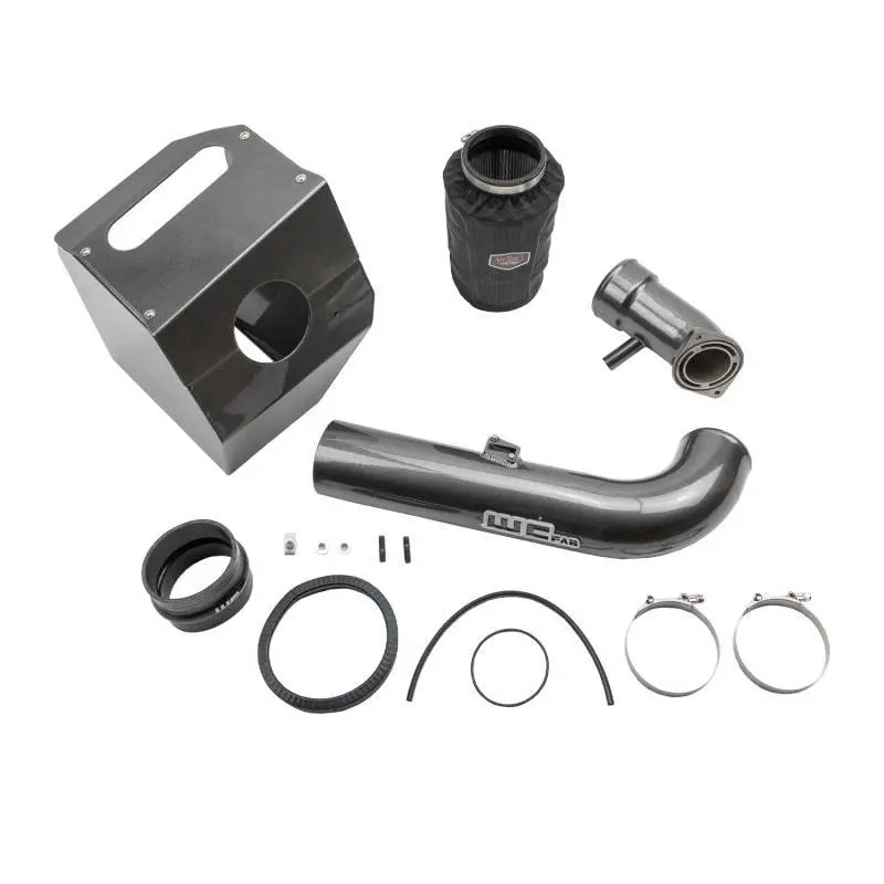Wehrli Stage 2 Cold Air Intake Kit – 4-Inch Diameter, Bengal Blue Accents For 2017–2019 Chevy 6.6L L5P Duramax 1