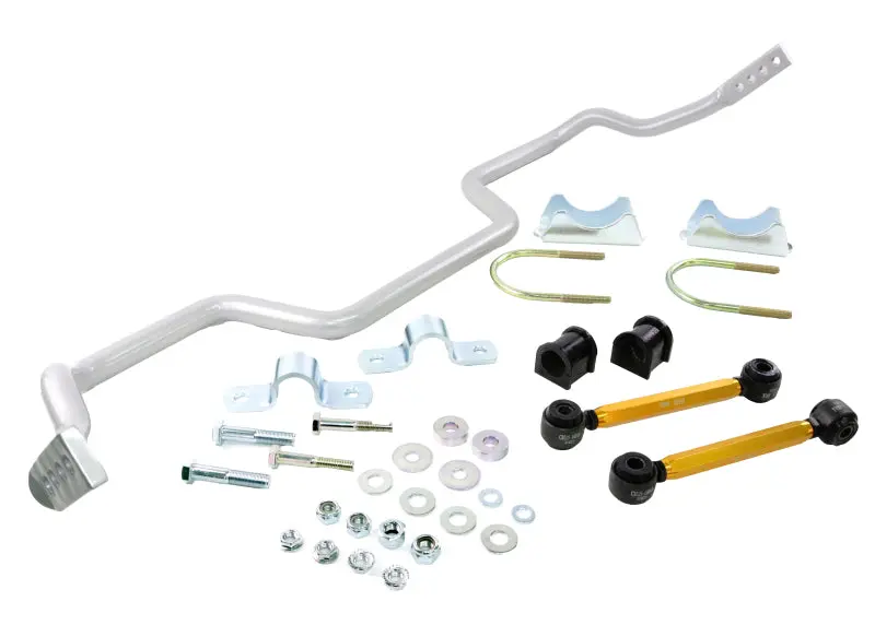Whiteline Heavy-Duty Adjustable Rear Sway Bar (27Mm) For 2005+ Ford Mustang V8 – Includes Shelby Gt & Gt500 1