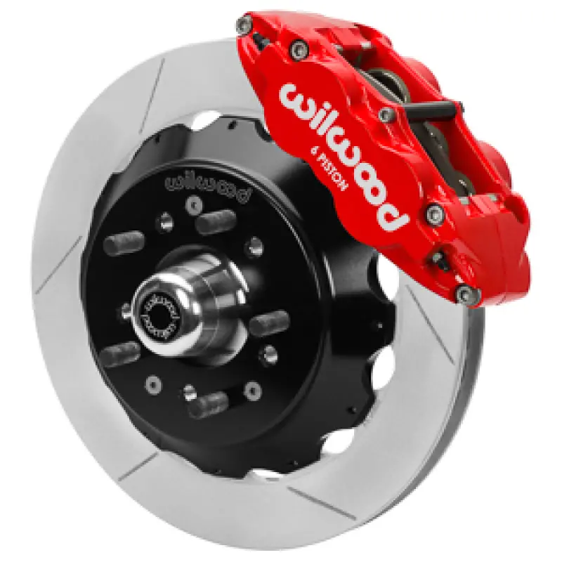 Wilwood Forged 6 Piston Red Superlite Caliper, Gt 48 Vane Spec37 Slotted Rotor - 12.88X1.25 1