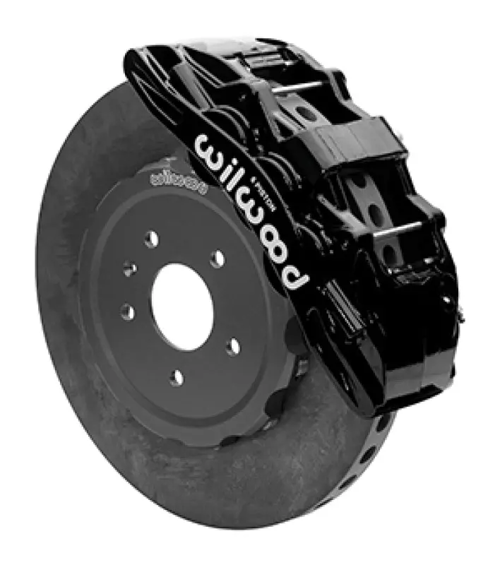 Wilwood Sx6R Carbon-Ceramic Front Brake Kit – 15-Inch Plain-Face Black Rotors For 2005–2013 Chevrolet Corvette 1